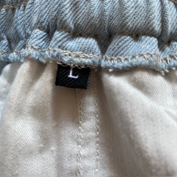 Seven 7 for All Mankind Pull-On Side Stripe Pants Pockets Baggy Women Large NWT - Picture 6 of 14